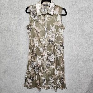 G by Giuliana Womens Cover Up Size Medium Waist Drawstring Button‎ NEW